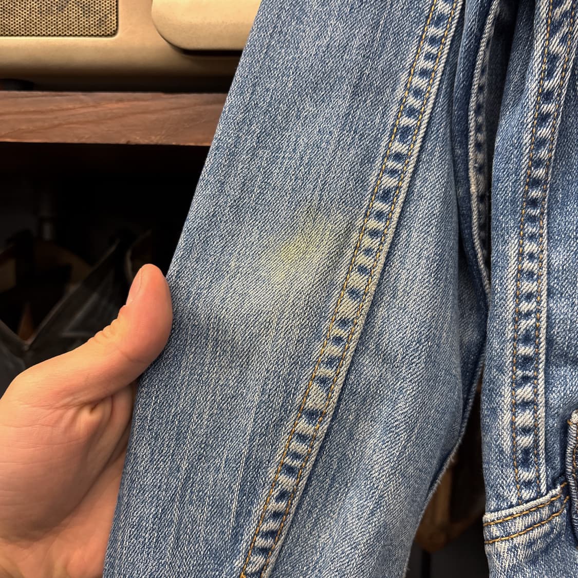 리바이스 블랭크탭 웨스턴 요크컷 데님셔츠 자켓 N1059 상품이미지8