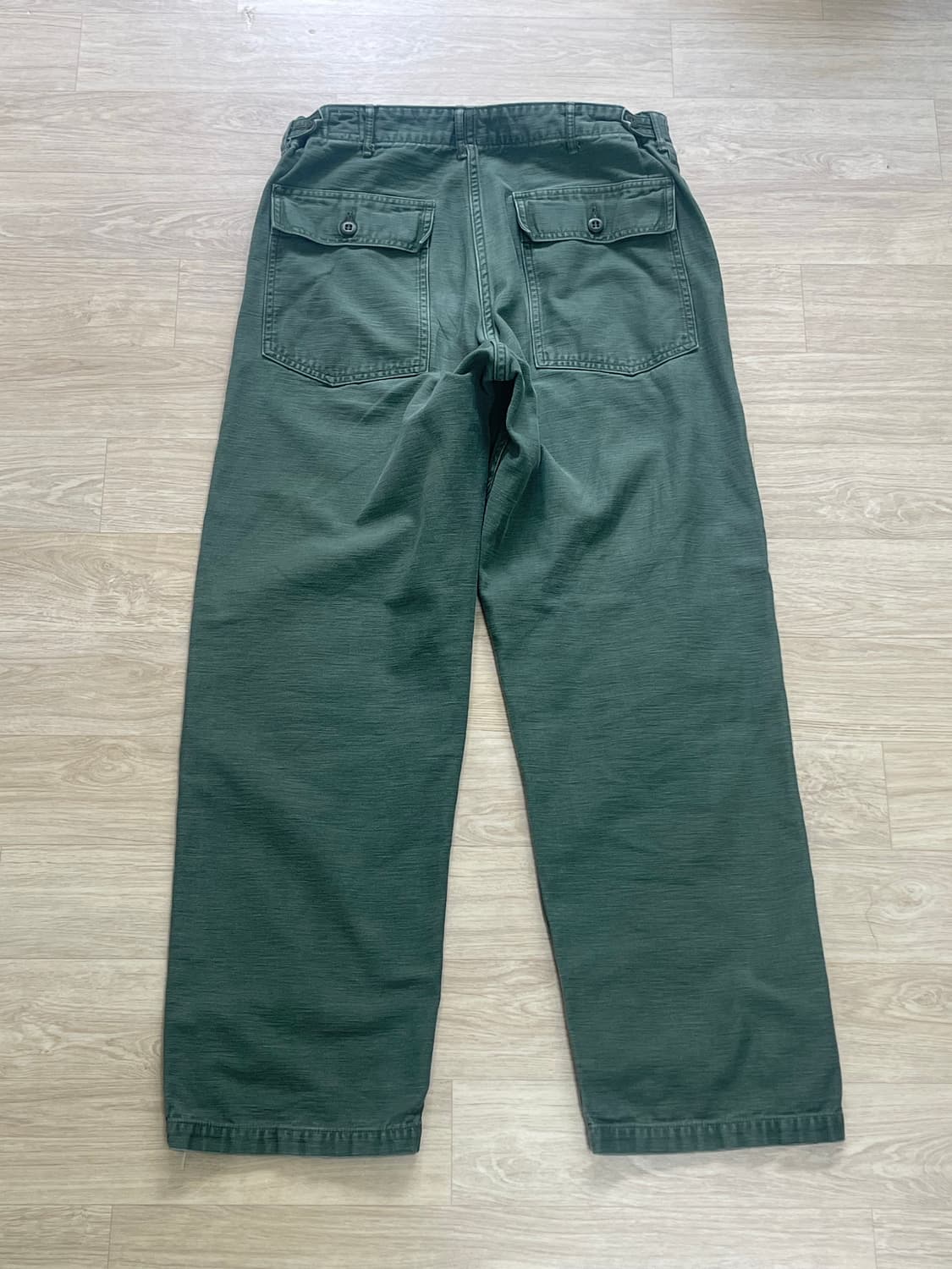 오어슬로우 퍼티그 팬츠 그린 오리지널핏 3사이즈 상품이미지2