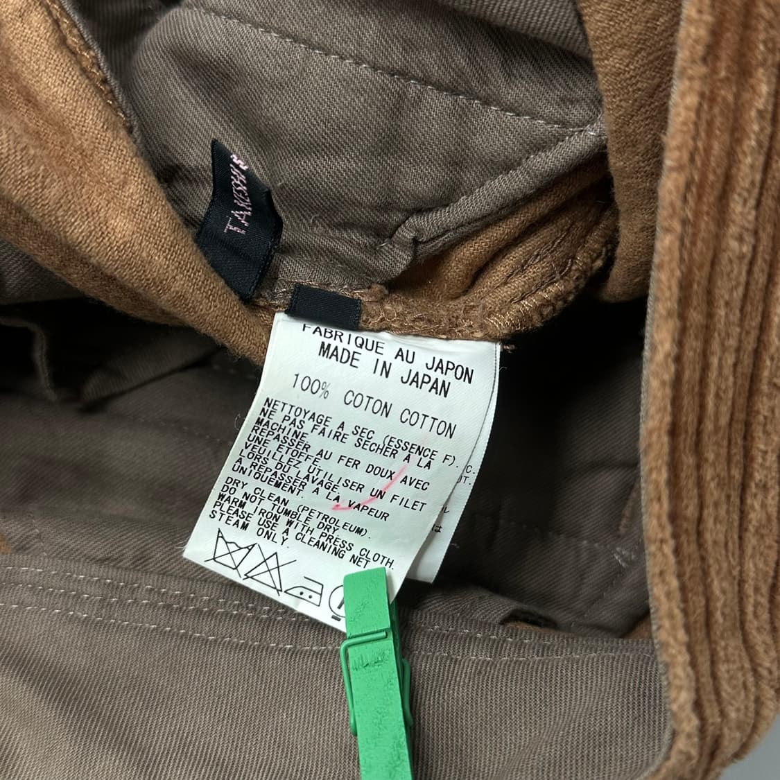 요지야마모토 턴업 코듀로이 팬츠 상품이미지7