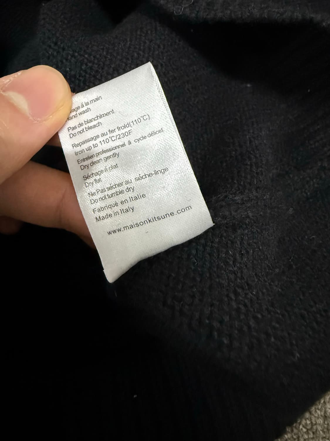 Maison kitsune 메종키츠네 폭스헤드 니트 상품이미지5