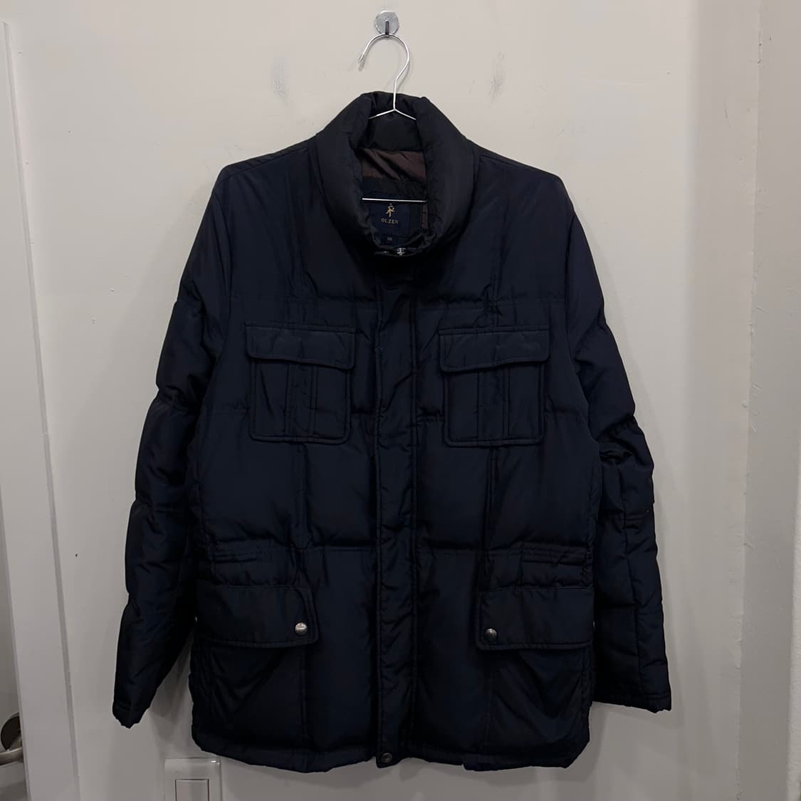올젠 덕다운 멀티포켓 하이넥 퀼팅 패딩 자켓 상품이미지2