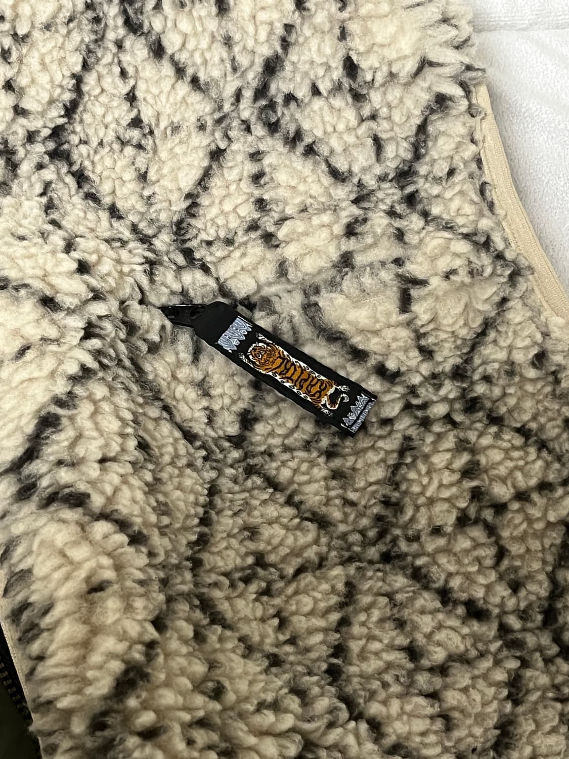 Kapital 캐피탈 기모노 사시코 보아 플리스 리버시블 베스트 키나리 상품이미지2