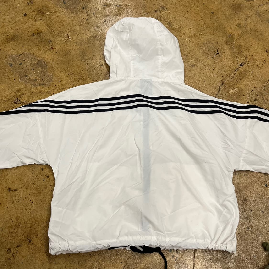 [정품/S] 아디다스 퓨처아이콘 오버핏 크롭 바람막이 b8 상품이미지4