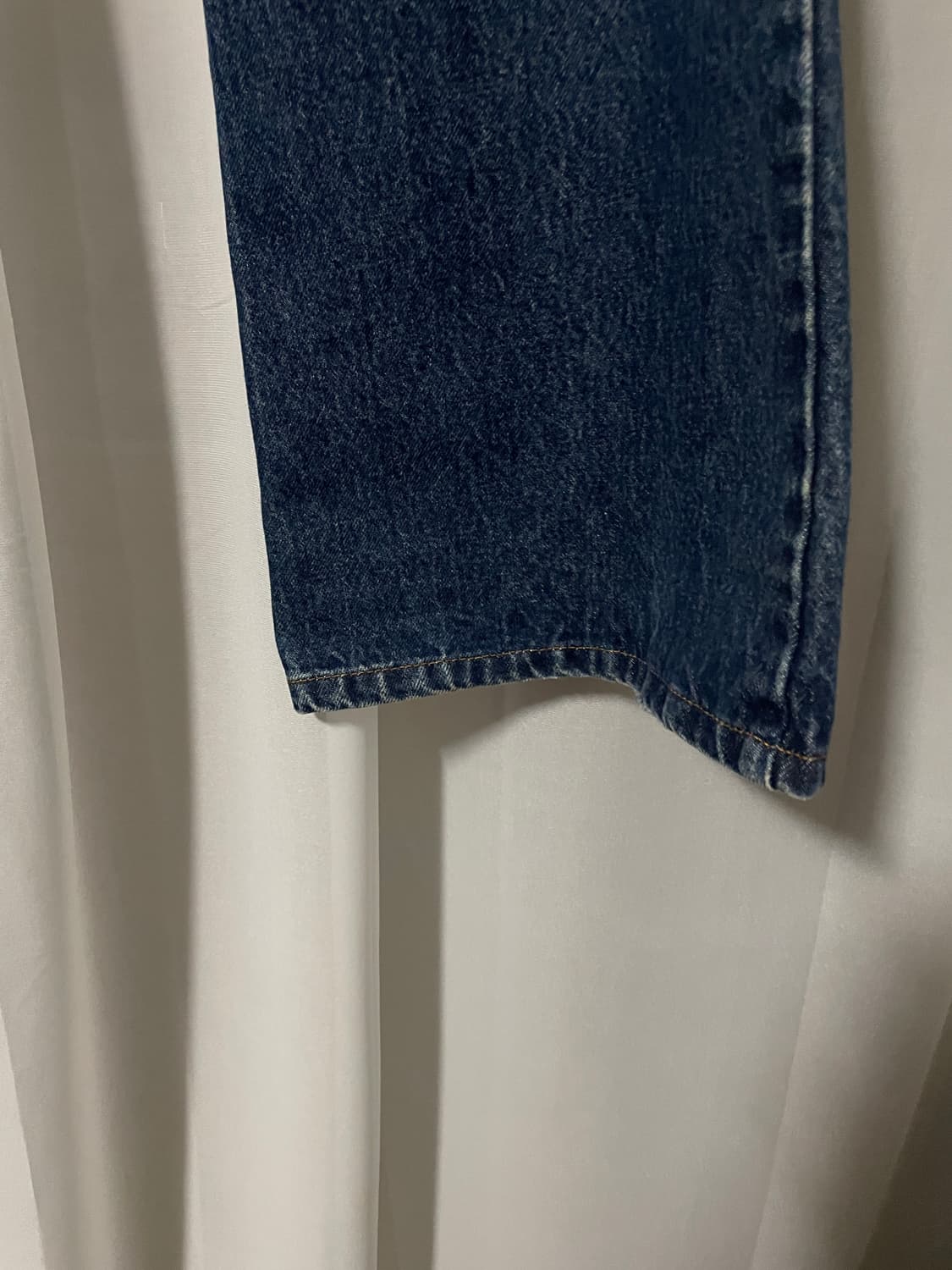 [28] 앤더슨벨 빈티지워시드 부츠컷 진 다크블루 상품이미지8