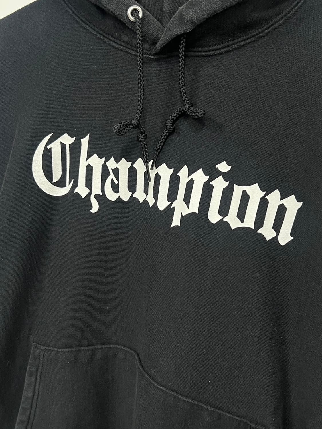 챔피온 리버스 위브 스펠아웃 레터링로고 풀오버 후드티 상품이미지2