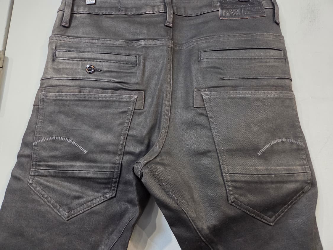 G-Star 블랙 데님 바지(W29/L30)스판/남여공용/디피용/택없음 상품이미지7