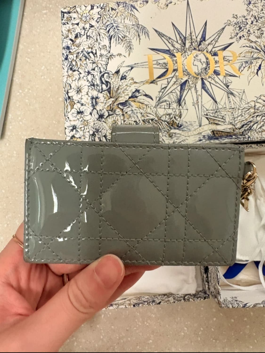 (정품/백판풀구성) 디올 아코디언 카드지갑 상품이미지5