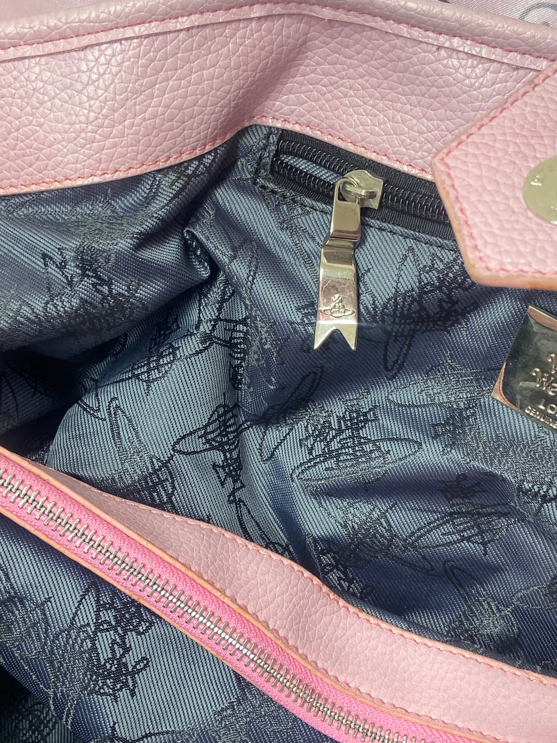 비비안웨스트우드 핑크 보부상백 빈티지백 오네갸루  상품이미지5