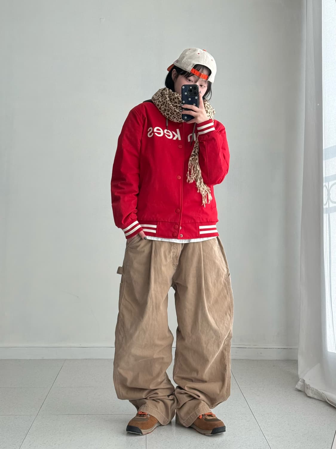 엠엘비 양키즈 레드 바시티 자켓 상품이미지5