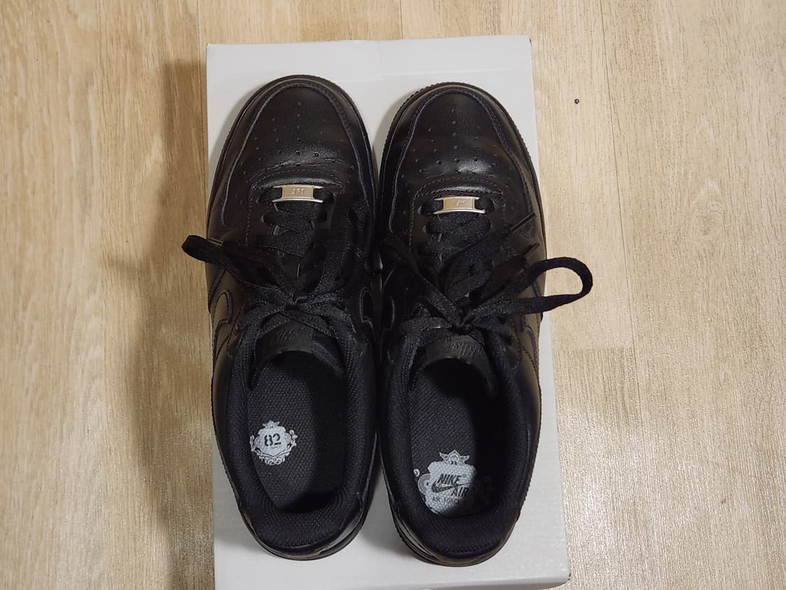 나이키 에어포스 블랙(올검포스) 265 상품이미지6