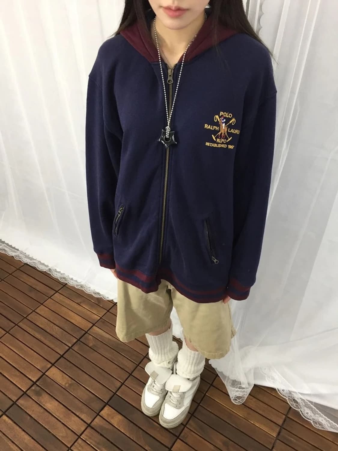 Polo Ralph Lauren Navy Zip Hoodie 상품이미지2