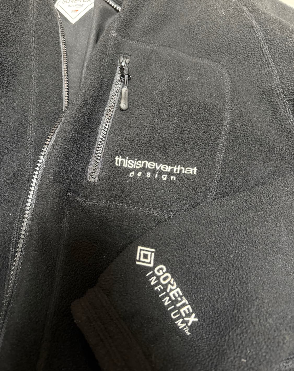 디스이즈네버댓 고어텍스 플리스집업 L 상품이미지2