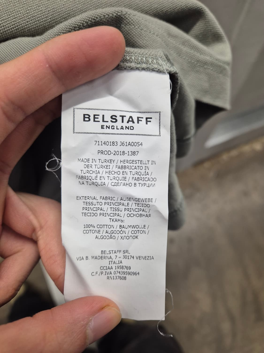 벨스타프 카라티 S 사이즈 그레이 상품이미지8