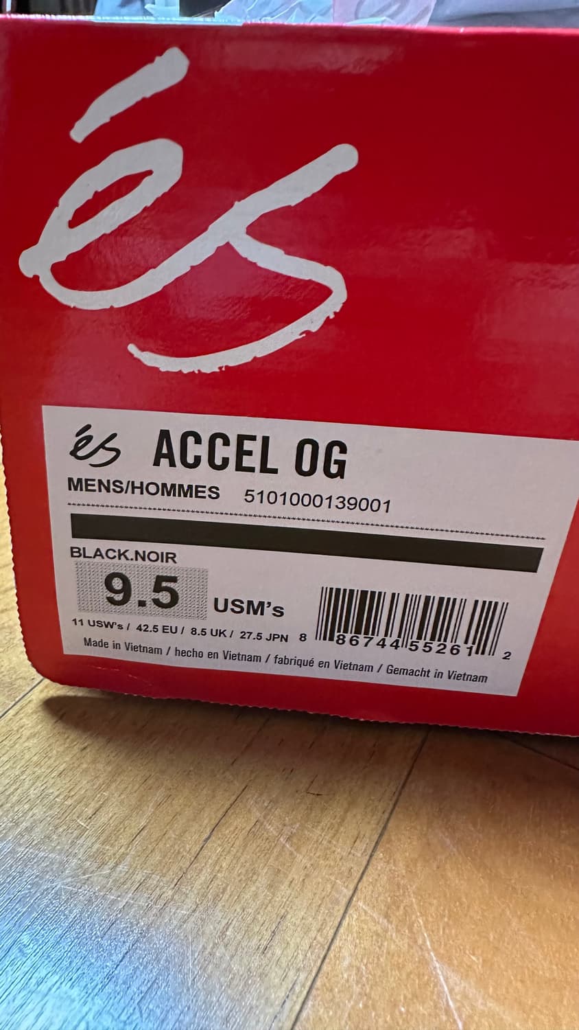 es accel og black 9.5 상품이미지2