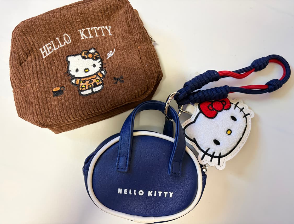 일본잡지부록 키티& 코듀로이 다이소 키티 세트 상품이미지1