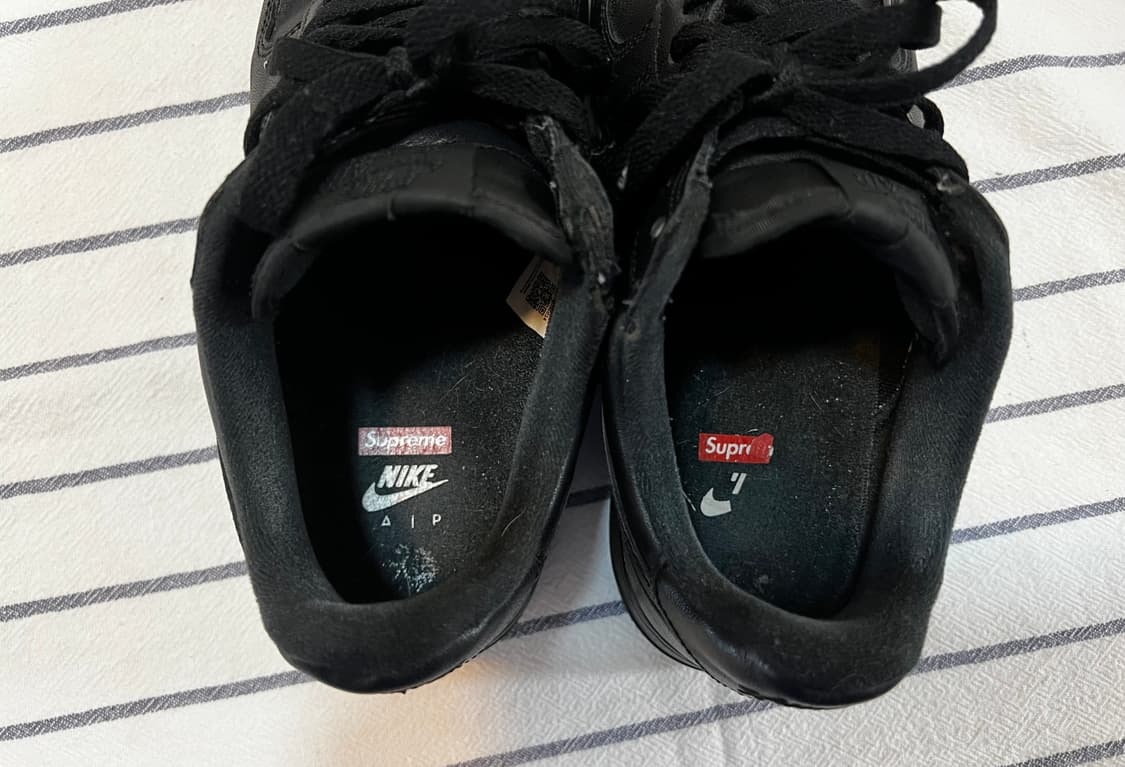 나이키 슈프림 에어포스 블랙 상품이미지6