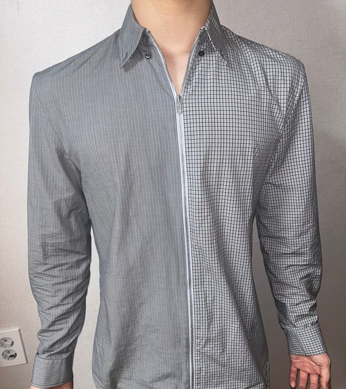 (급처) 마르지엘라 반반 셔츠집업 상품이미지2