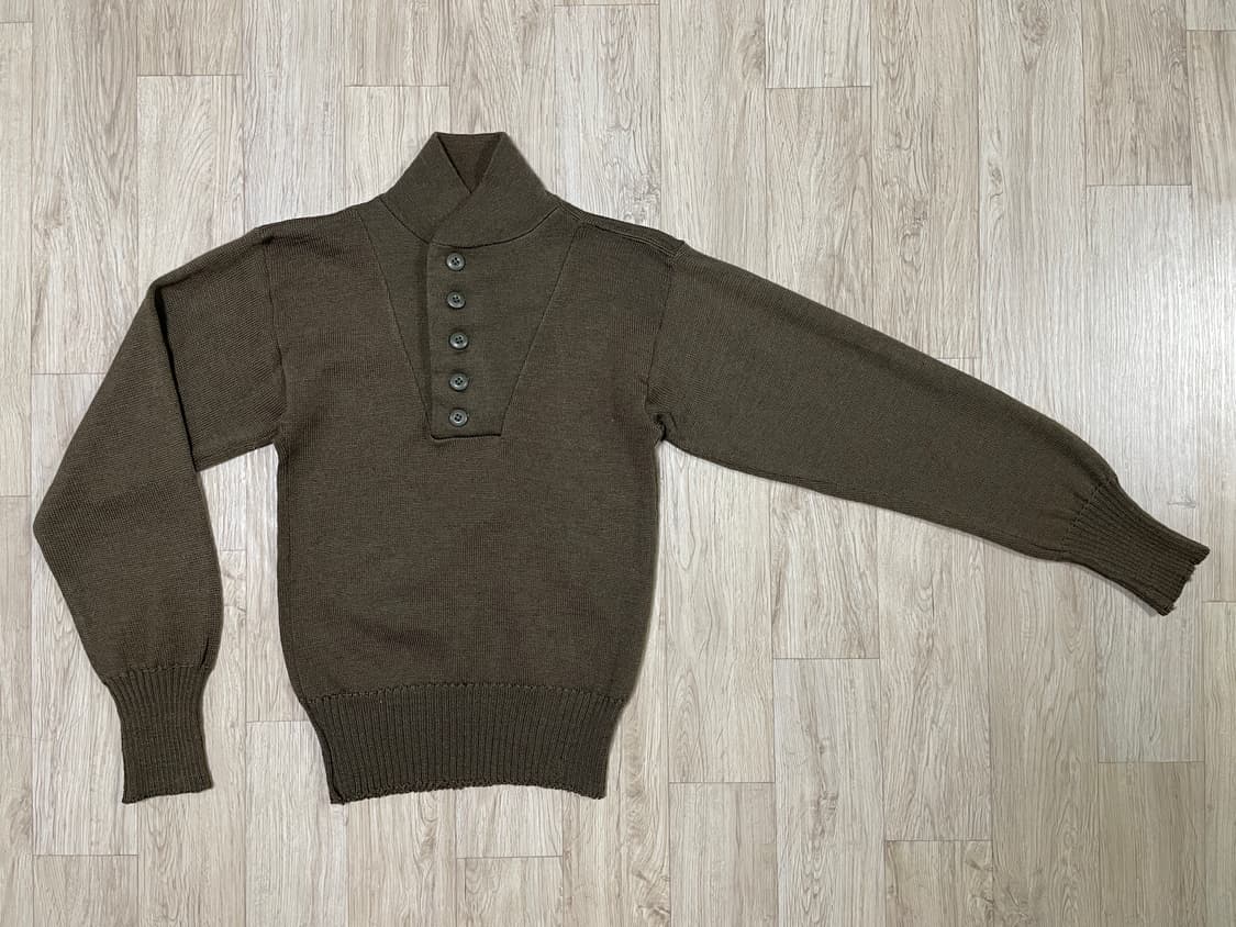 ~95) 미군 오리지널 5버튼 울 스웨터(RRL&LVC&폴로) 상품이미지3