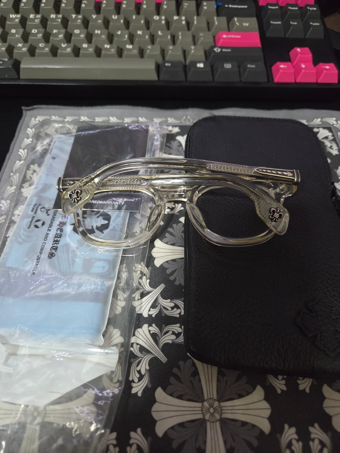 크롬하츠 처프처프 클리어실버 안경테 상품이미지5