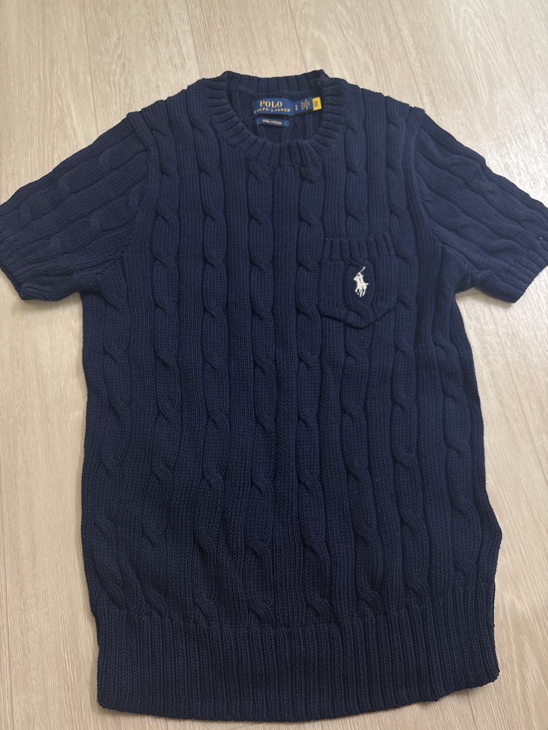 폴로 반팔니트 네이비 s 상품이미지2