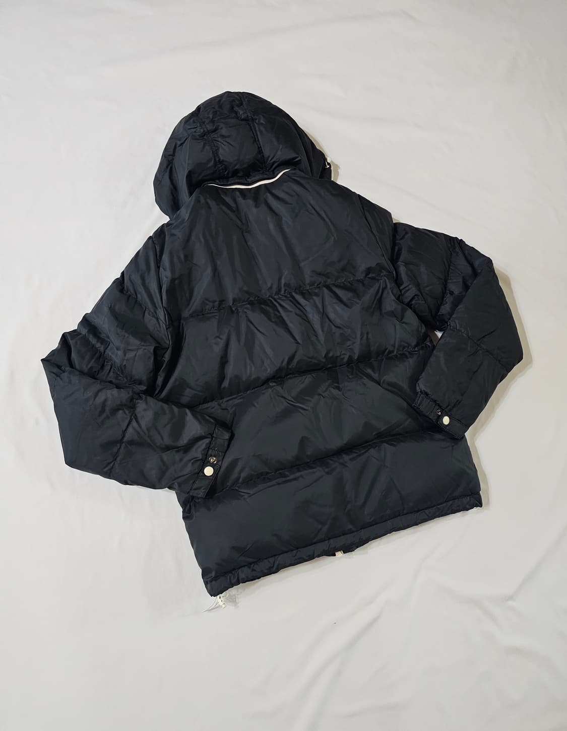 [100,L] 라코스테 남성 후드 덕 다운 패딩 블랙 상품이미지4