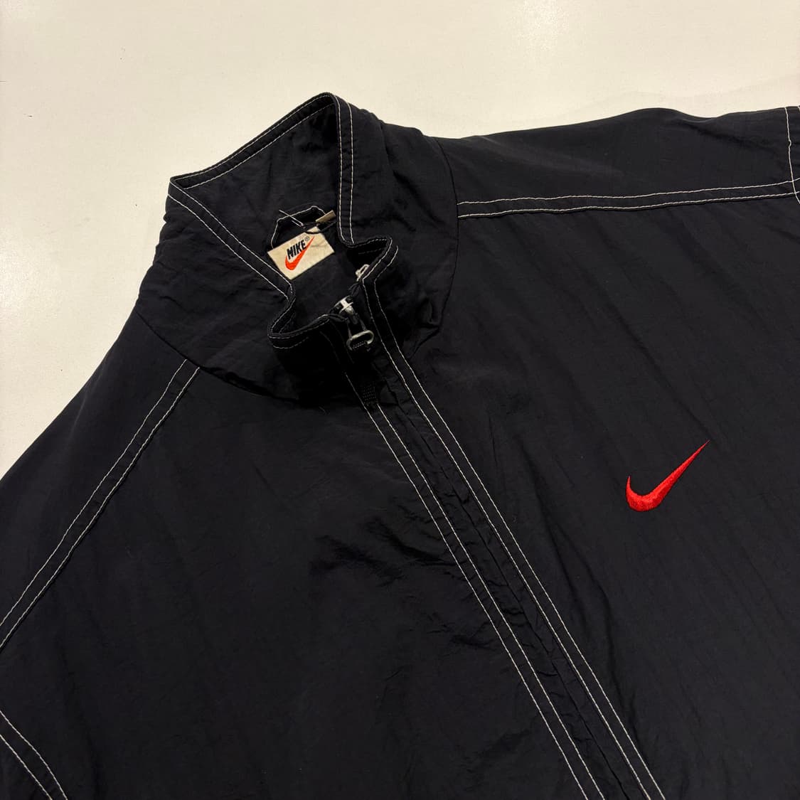 [M] 00s 나이키 바람막이 블랙 Just Do It 자켓 B569 상품이미지3