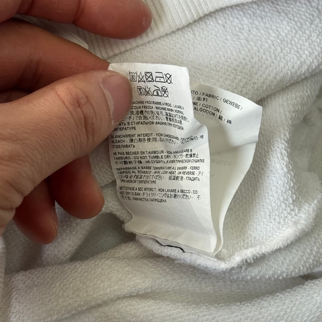 생로랑 리비고쉬 화이트 후드 S 상품이미지7