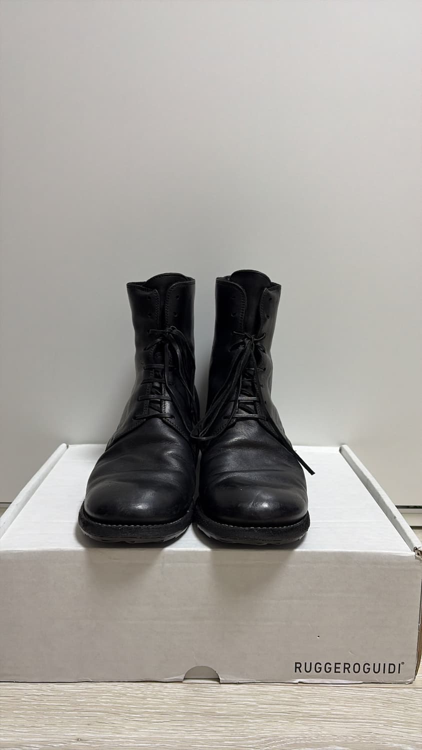 구이디 GUIDI 795BZ 홀스 백지퍼 프론트 레이스업 44사이즈 상품이미지4