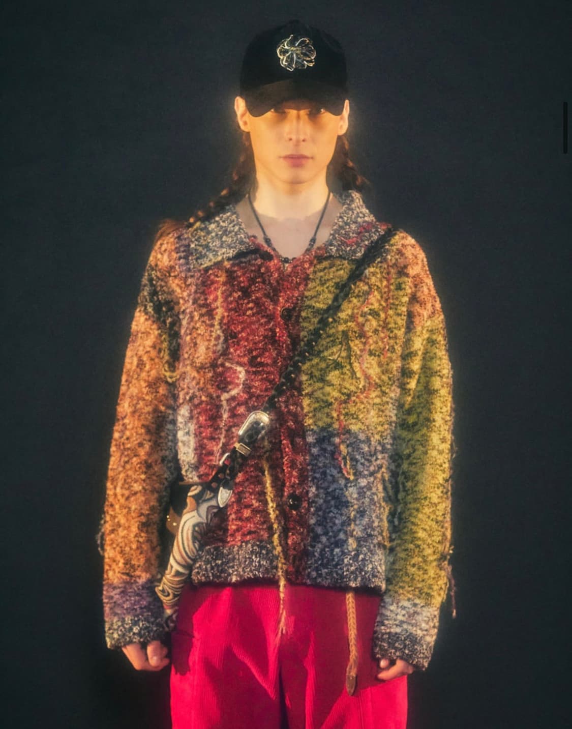 앤더슨벨 크로이돈 패치워크 가디건 상품이미지1