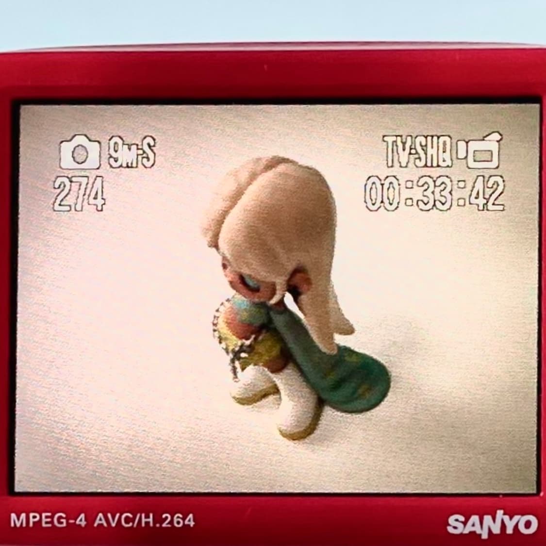 [작례/바로 사용] 산요 작티 DMX-CG9 레드 디카 캠코더 상품이미지6