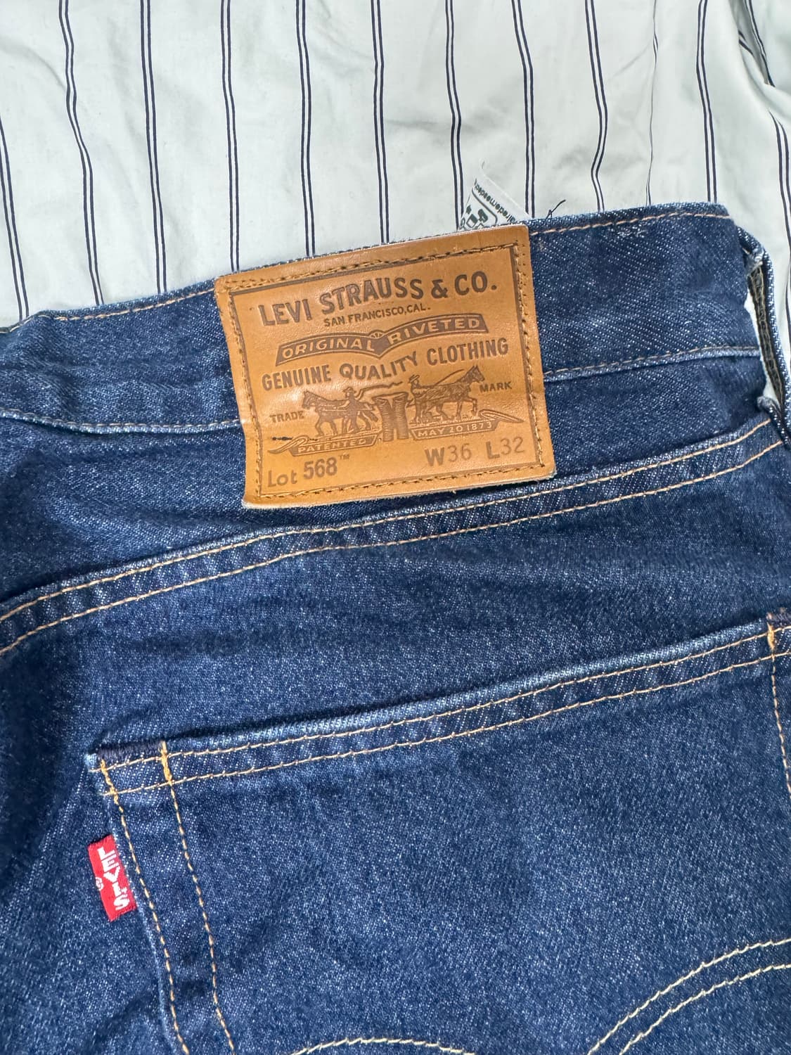 리바이스568 W36L32 상품이미지3