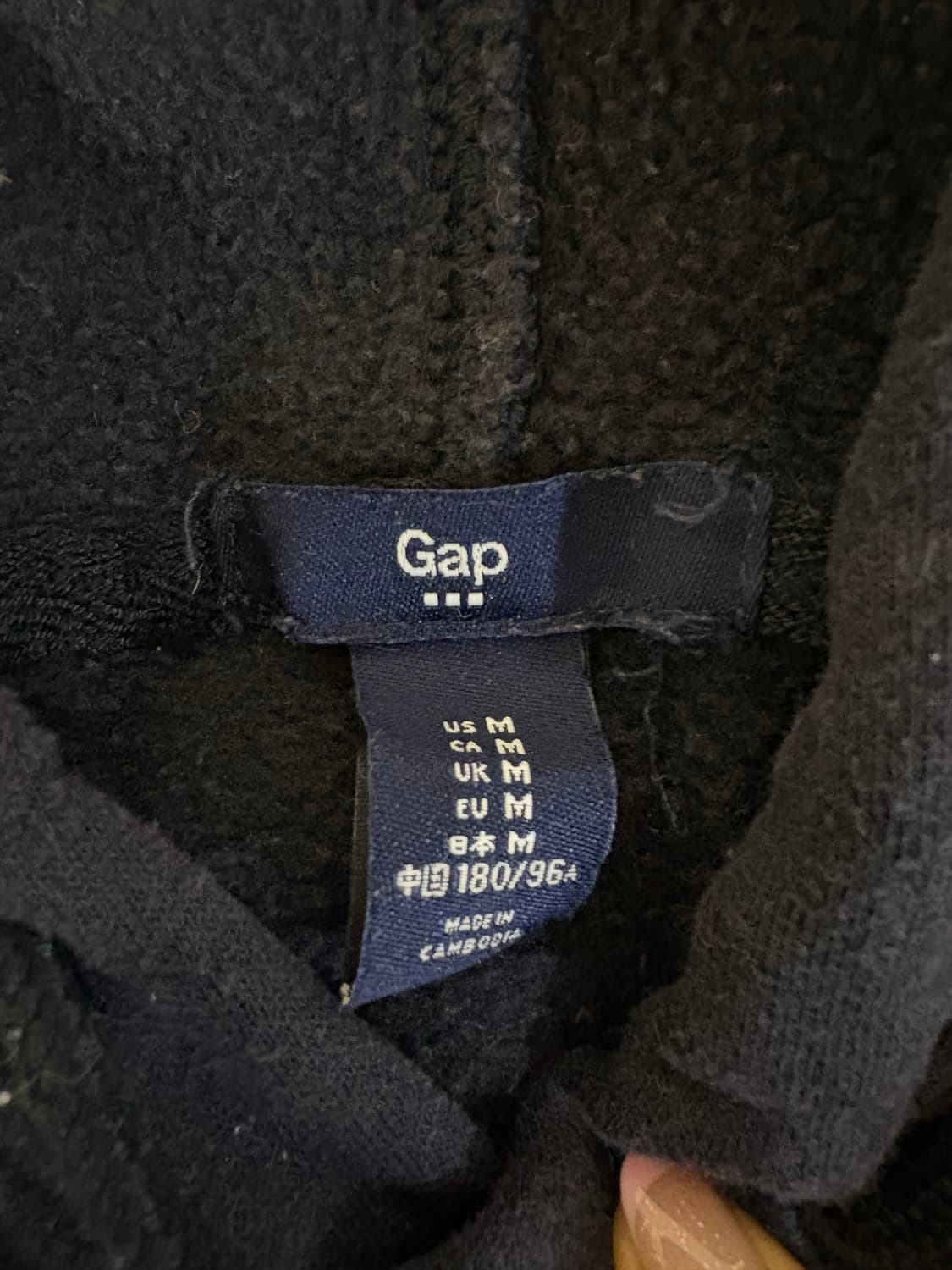 Gap 후드티 네이비 M 상품이미지2