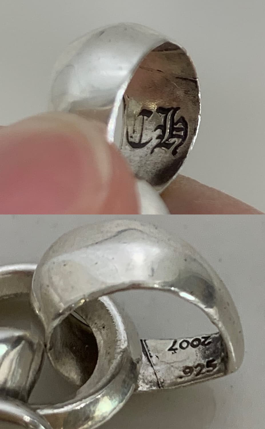 크롬하츠 CH 크로스 위드 베일 스몰 펜던트 목걸이 참 상품이미지8