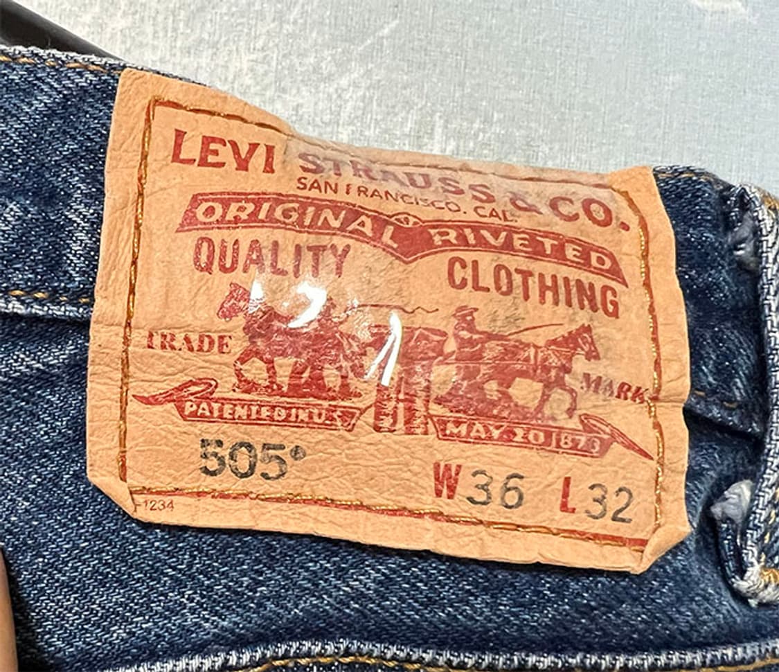 리바이스505 USA 남자 청바지 추동 캐주얼 XL 34 상품이미지3