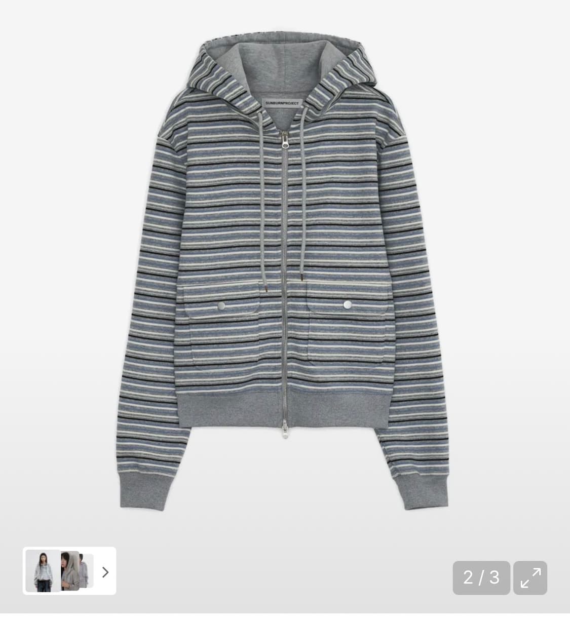 썬번프로젝트 후드집업 상품이미지2