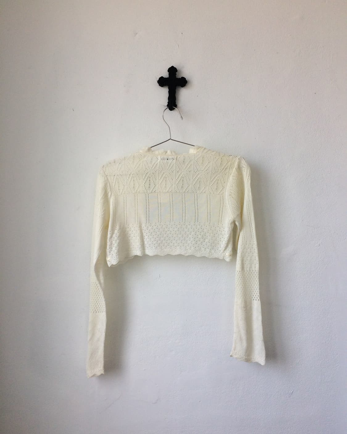 Punching knit open cardigan 상품이미지4