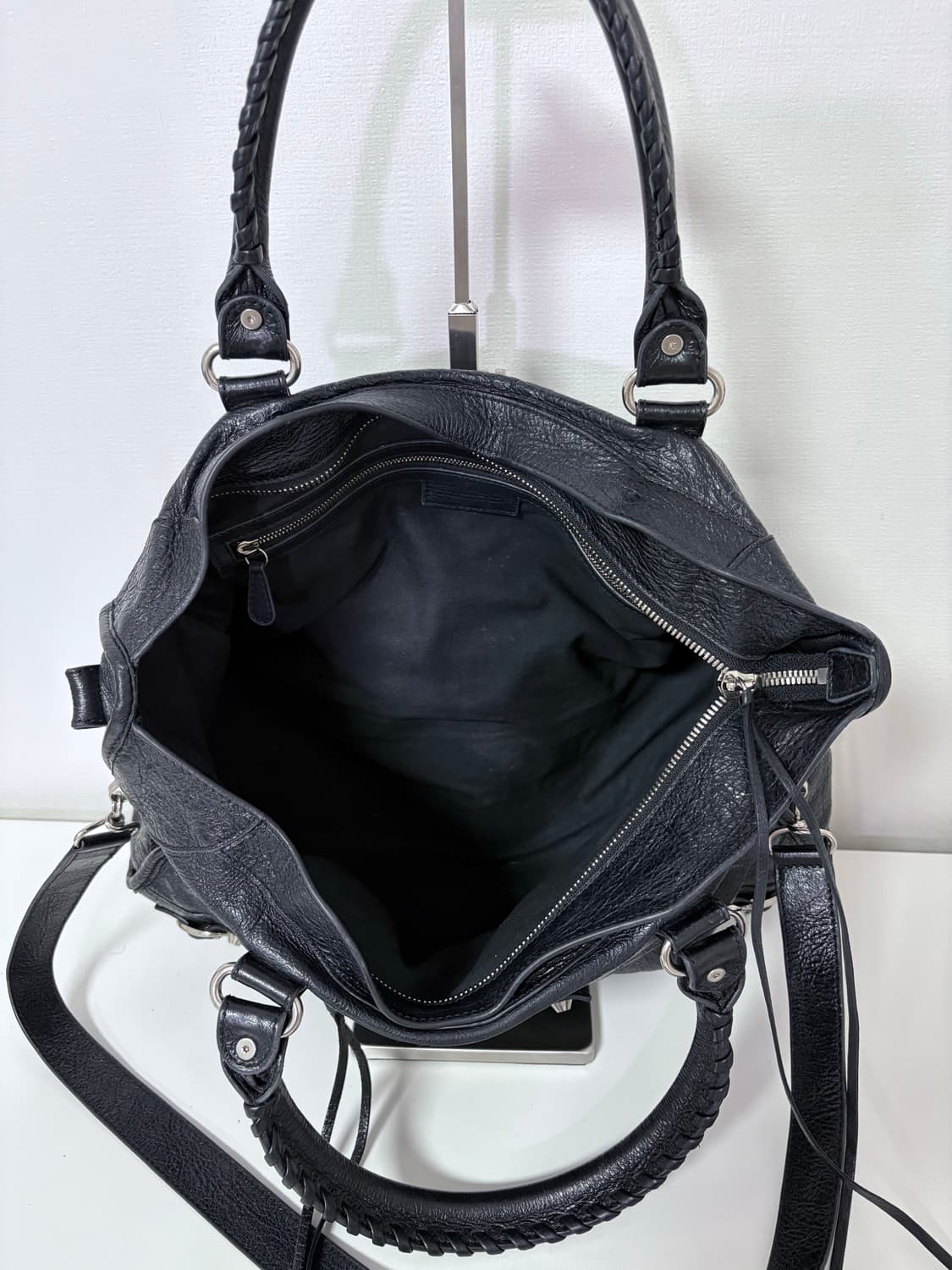 발렌시아가 르시티 미디엄 블랙 상품이미지10