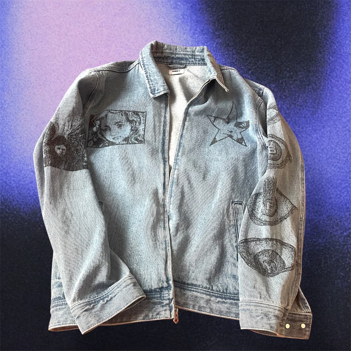 오베이 드림스 데님 자켓 상품이미지1