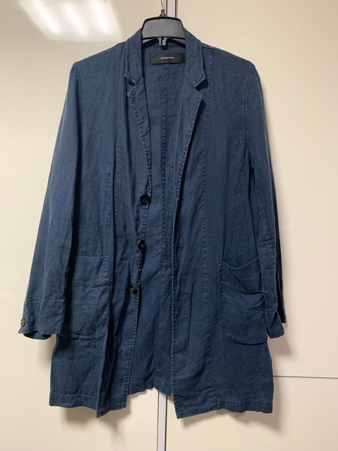 린넨 네이비 블레이저 상품이미지8