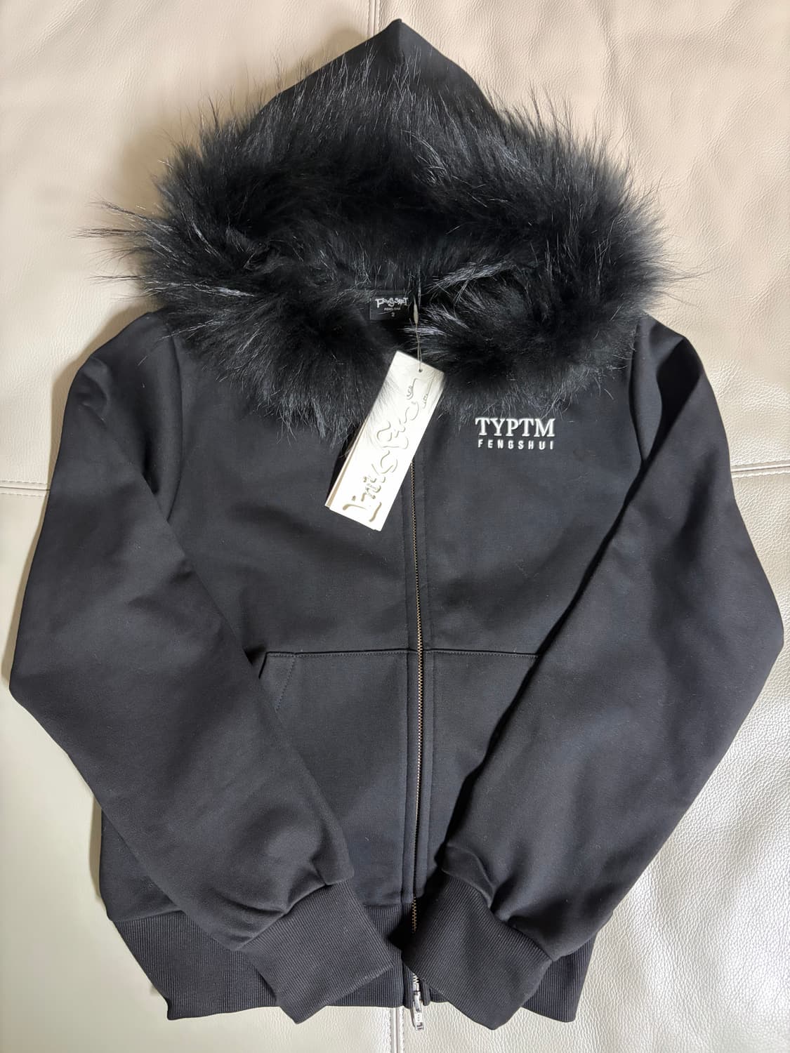 펑쉐이 양홍원 콜라보 퍼 후드집업 2사이즈 상품이미지1