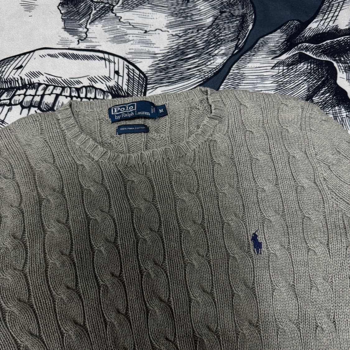 폴로랄프로렌 케이블니트 M사이즈  상품이미지2