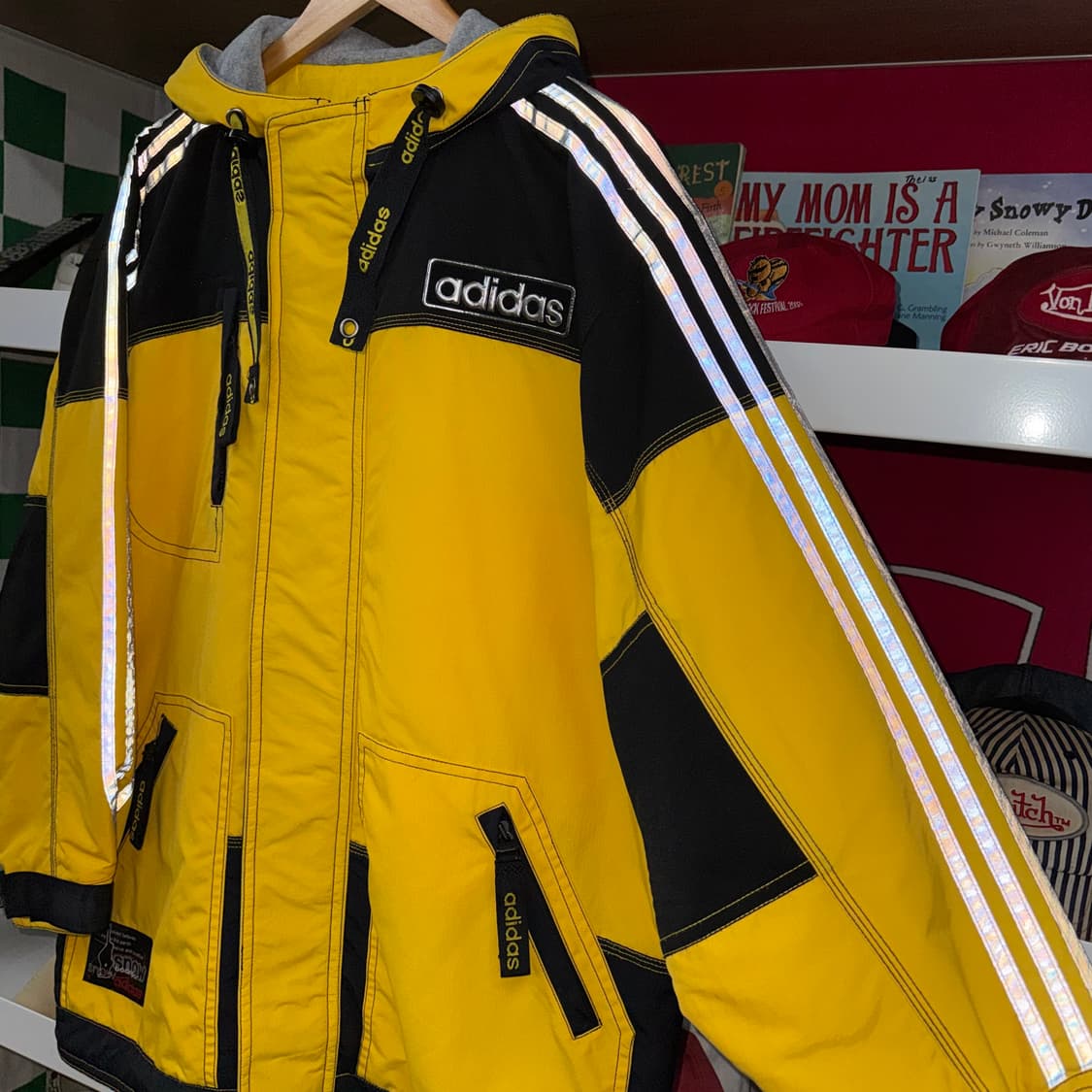 90s 아디다스 사이버 리블렉티브 자켓 (L)   상품이미지3