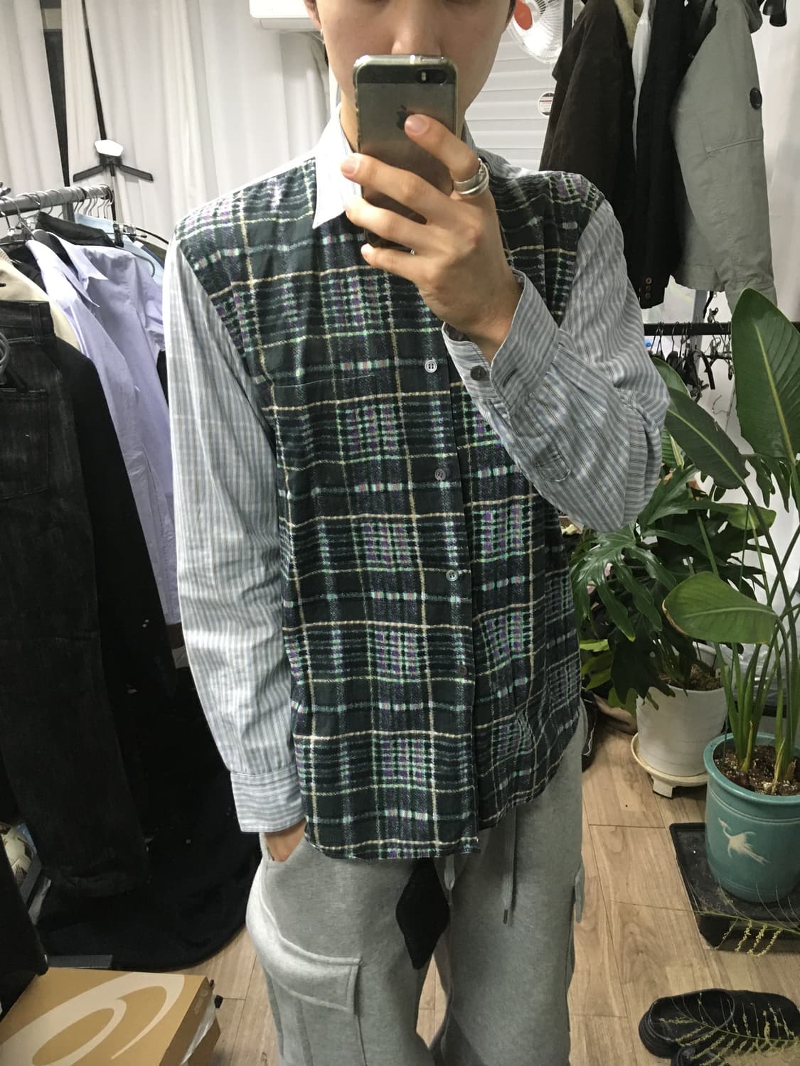 꼼데가르송 셔츠 라인 M 상품이미지1