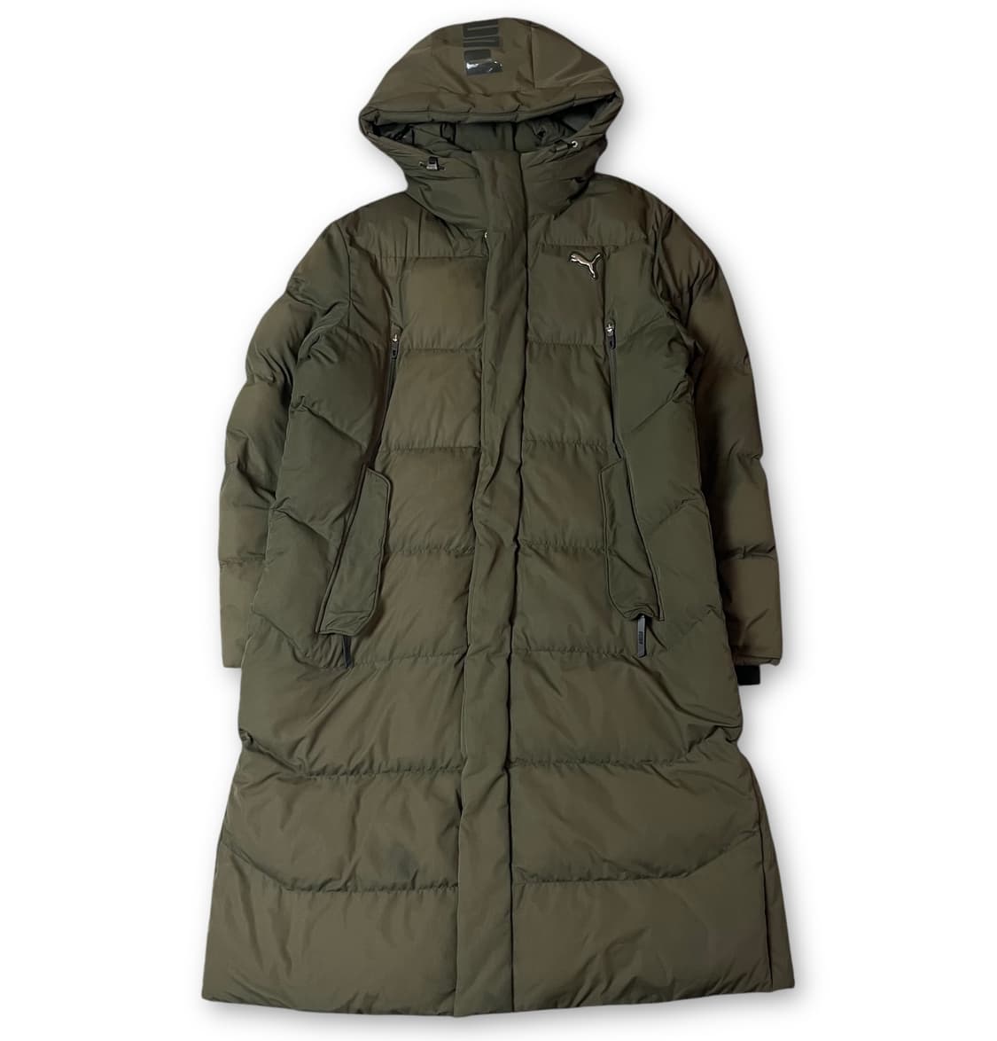 푸마 카키 롱패딩 L 상품이미지1