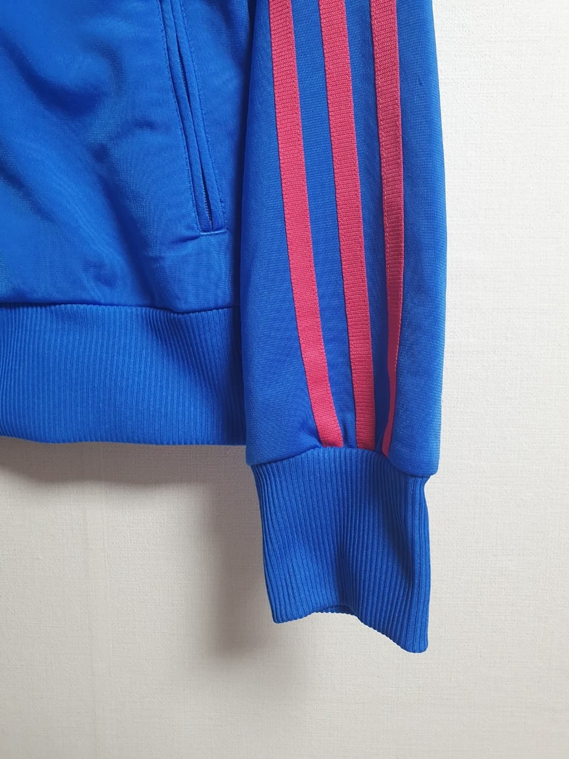 아디다스 져지 블루 핑크 삼선 트랙탑 파이어버드 95 상품이미지6