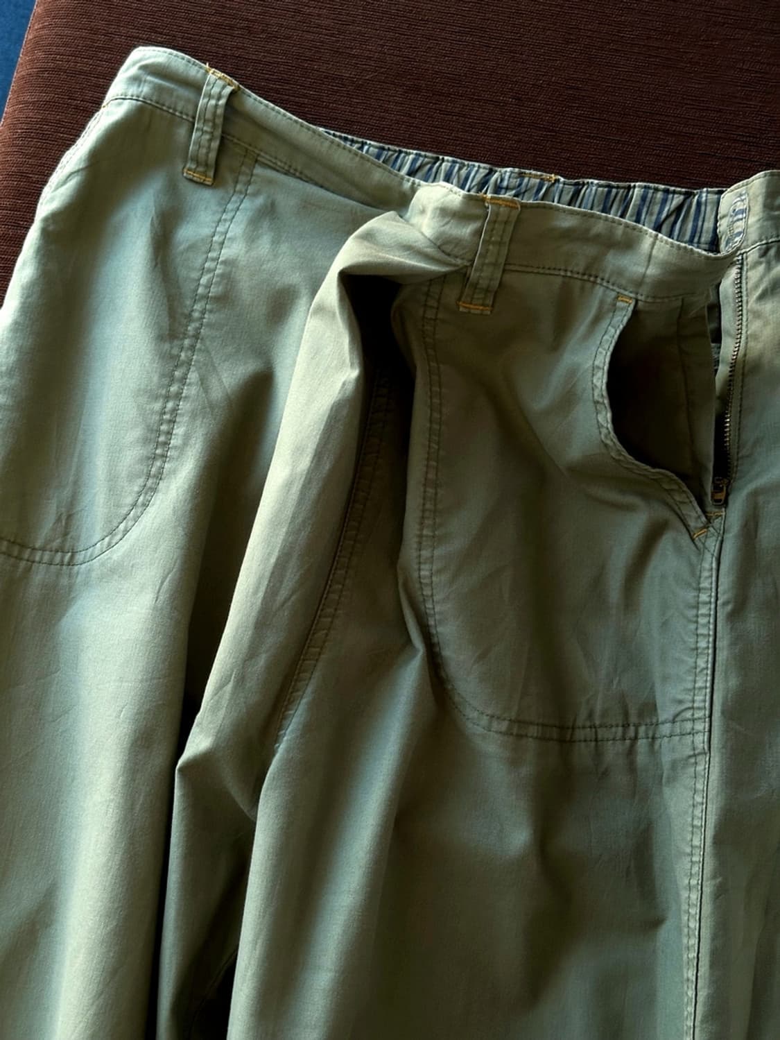 Banded 3/4 fake wrap detail gaucho pants 상품이미지4