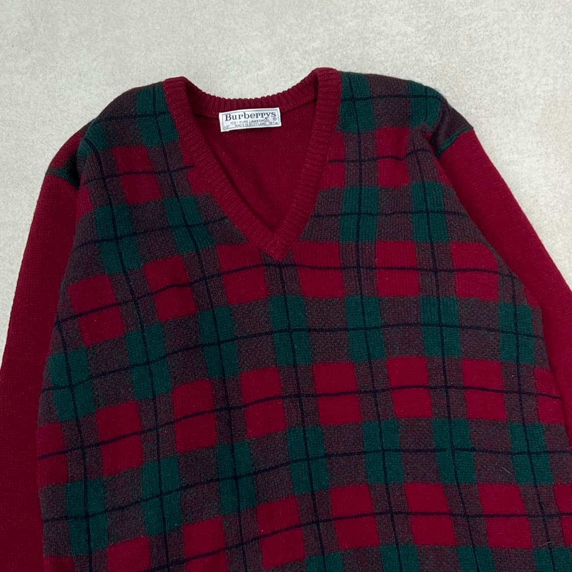 버버리 브이넥 울니트 s10013 상품이미지3