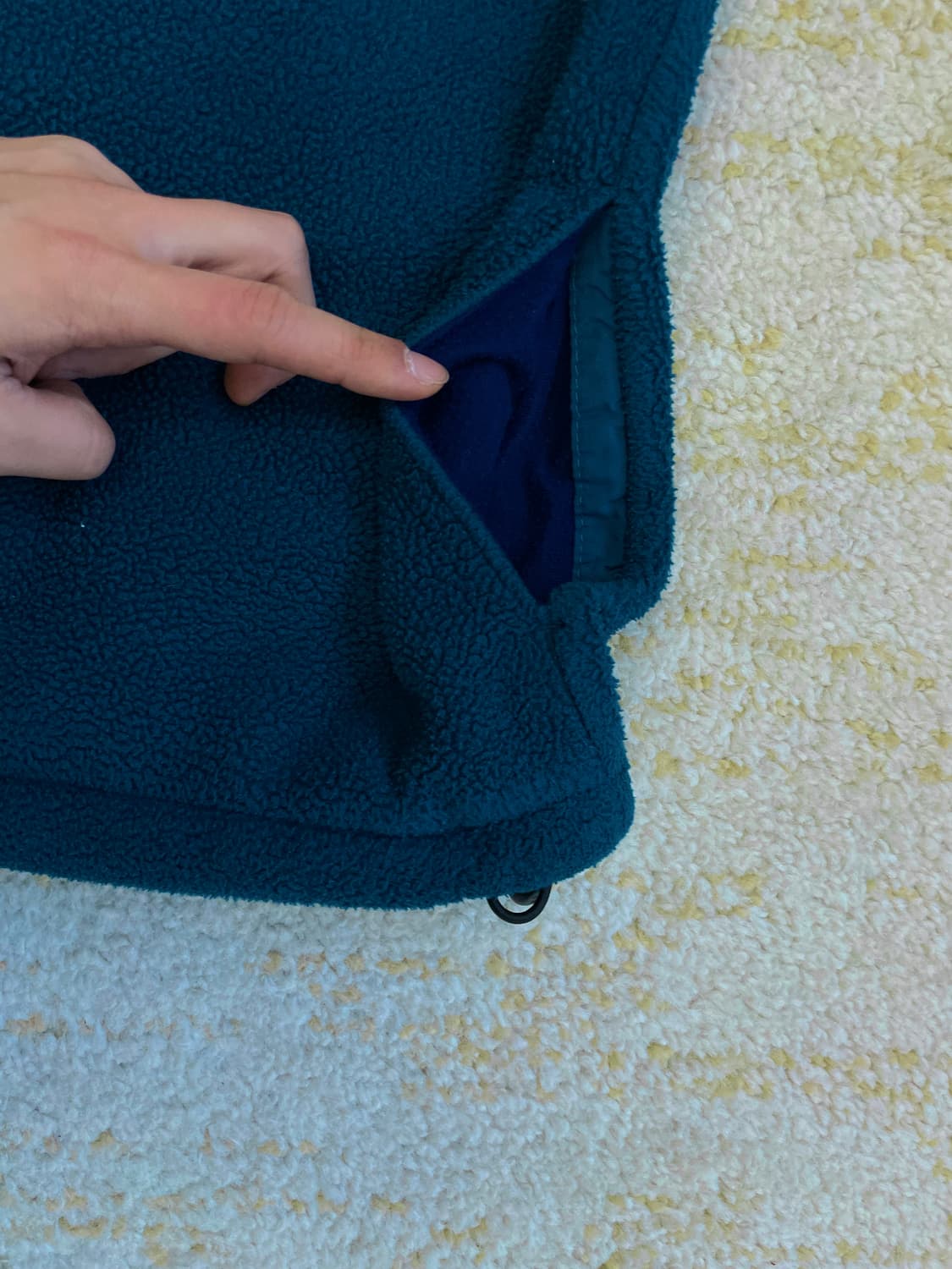 [XL] 90s L.L.Bean 스냅 플리스 로고 풀오버 후리스 자켓 상품이미지4