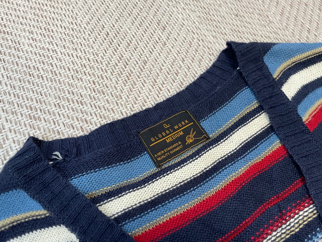 글로벌워크 멀티컬러 코튼 베스트  J03843 상품이미지5