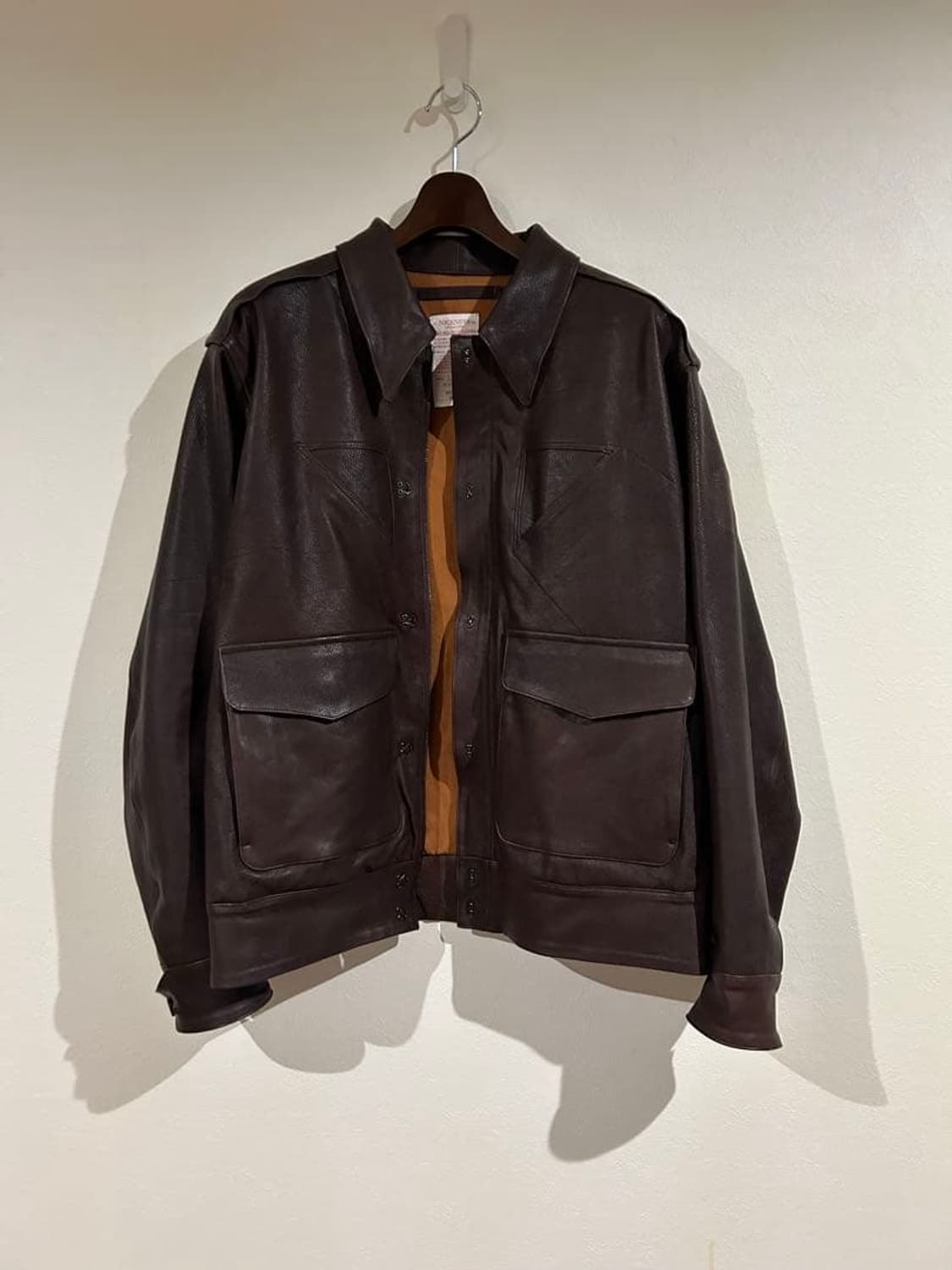 23aw FLASH A-2N BUFFALO LEATHER jkt 상품이미지2